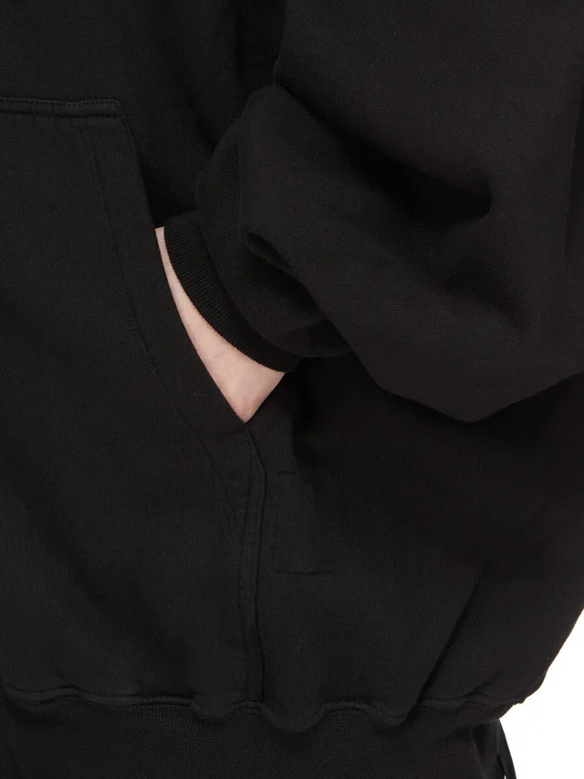 Rick Owens Drkshdw Mountain Hun asymmetric zip-up hoodie, photo 7 of 8 from SENSER