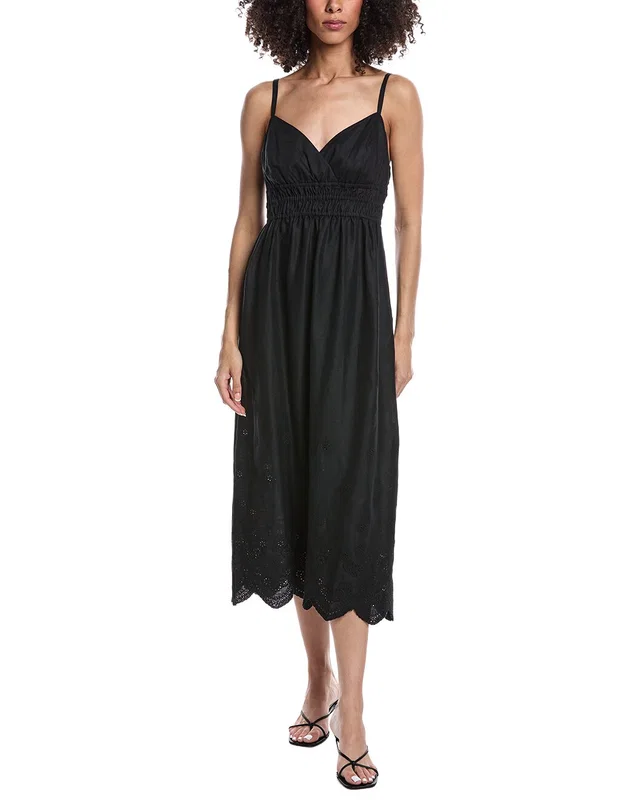 tyler böe Maria Linen Midi Dress, image 1 of 1 from Gilt