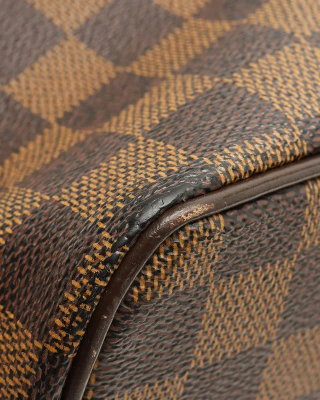 Louis Vuitton Damier Ebene Saleya PM Bag in Brown Canvas from A Retro Tale, photo 6 of 9