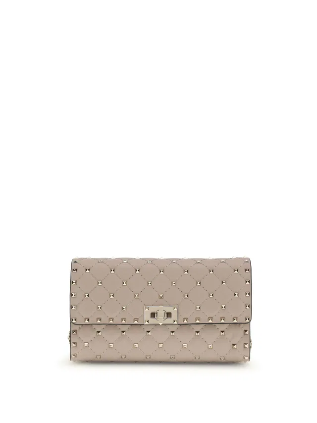 Valentino Garavani Shoulder Bag — Beige Nappa Leather in Beige Nappa leather from HEWI