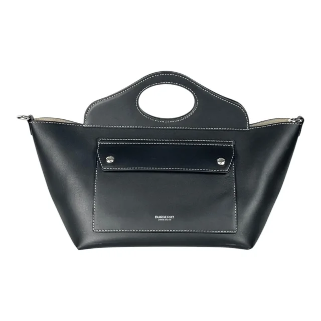 Burberry Small Black Soft Calfskin Pocket Bag in Black Calfskin from Luxury Promise, photo 2 of 7