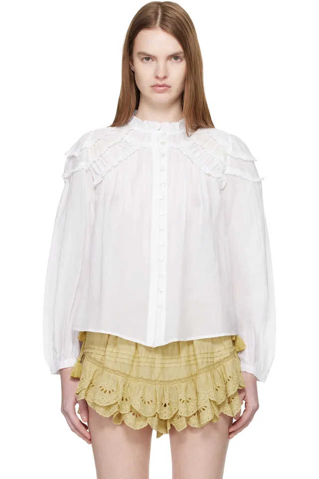 White Christa Blouse