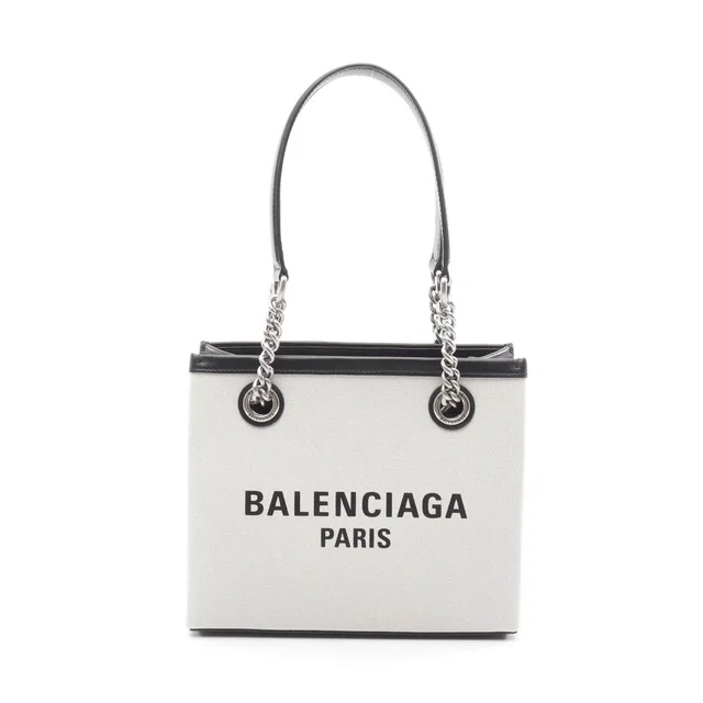Balenciaga Duty Free Small Leather Tote Bag in Leather from LuxUness