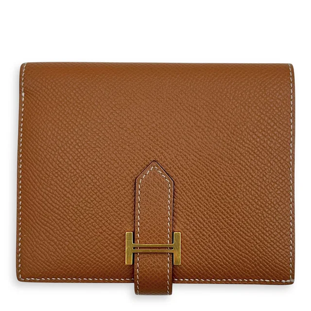 Hermès Bearn gold in Gold Epsom leather from Luxury Promise