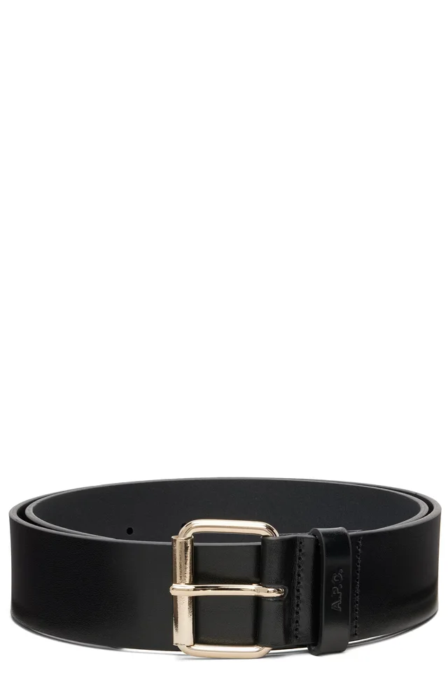 A.P.C. Black 'La Ceinture' Large Belt, image 1 of 1 from SSENSE