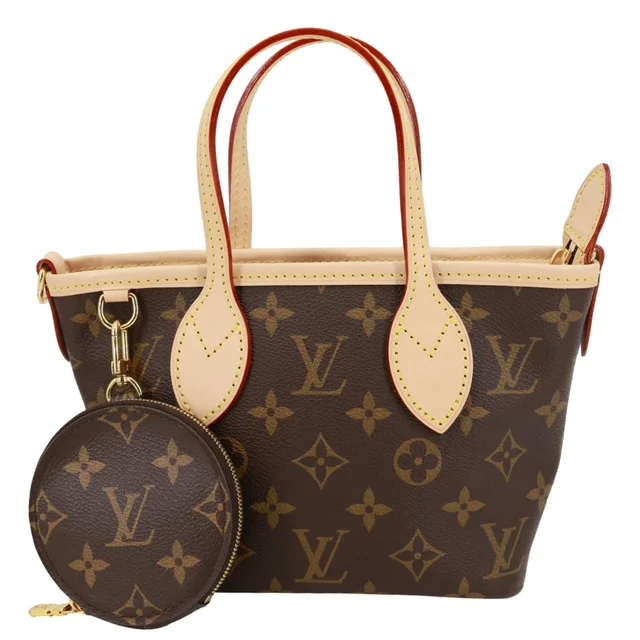 Louis Vuitton Neverfull BB Monogram Canvas Tote Bag Brown in Brown Coated canvas from Dallas Designer Handbags