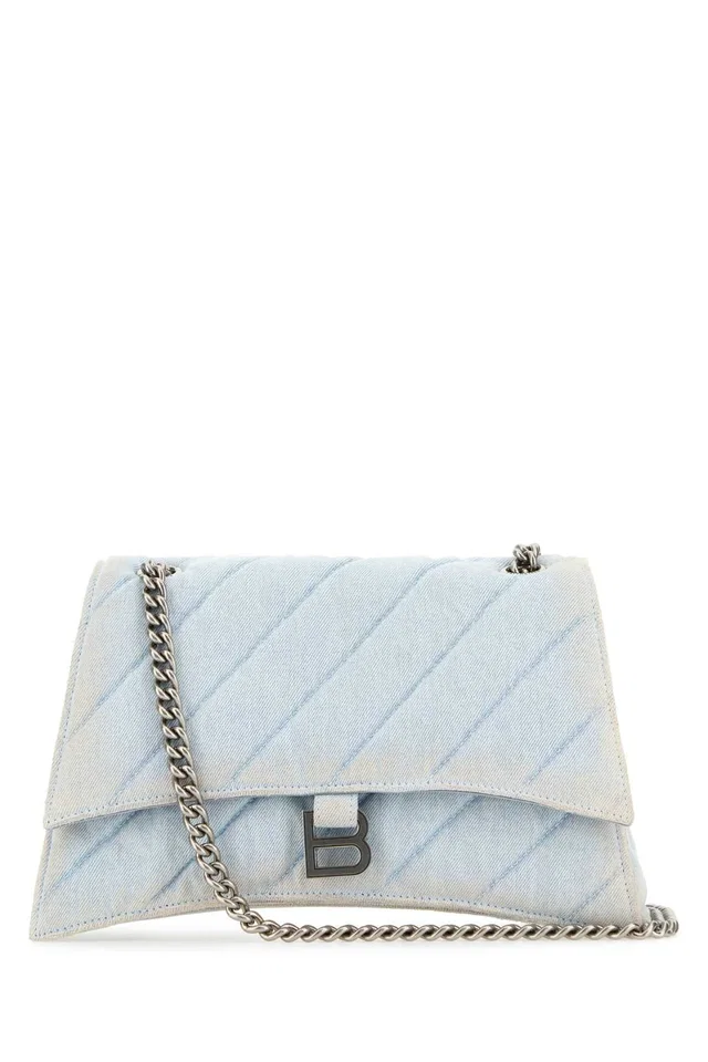 Balenciaga Shoulder Bag — Blue in Blue Lambskin from HEWI