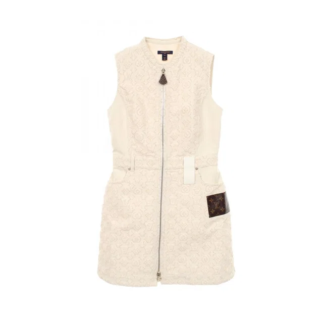 Louis Vuitton Dress Monogram Filke Pe Zip Up Cotton from The Reluxe