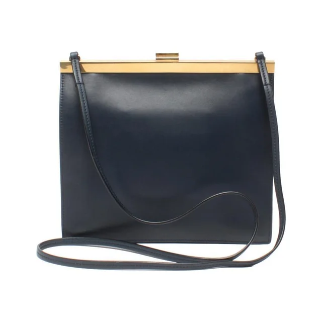 Celine Bag Navy Clasp Blue Shoulder Leather in blue Leather from Poshmark, photo 1 of 1