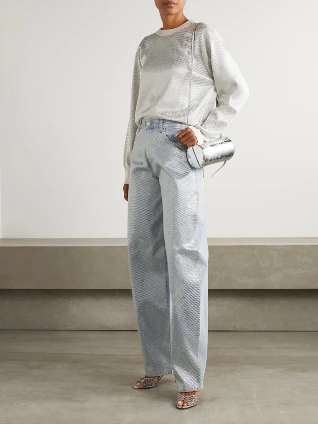 HAIKURE Bibi embellished high-rise jeans in Blue, photo 2 of 2 from NET-A-PORTER (Canada)