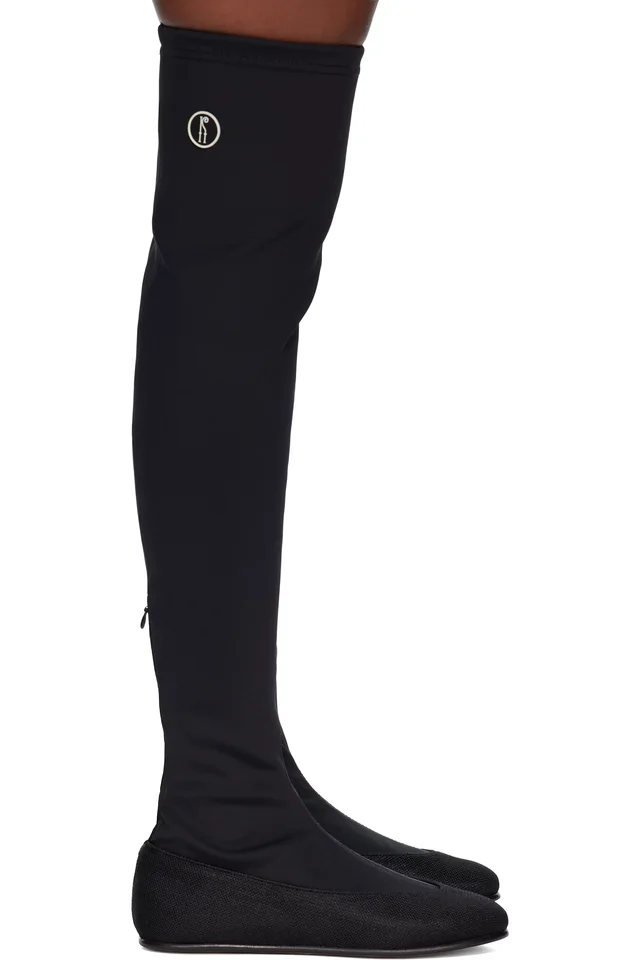 Black Proxima Ballerina Tall Boots, image 1 of 1 from SSENSE