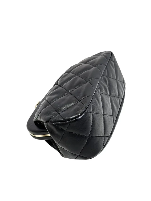 Chanel Black Evening Chain Clutch Bag ACJA8TH0 in Black from Luxury Promise, photo 2 of 2