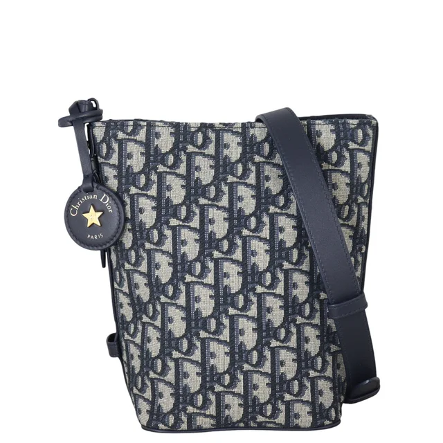 Dior DiorStar Bucket Bag Mini Oblique in Calfskin from Luxe.It.Fwd