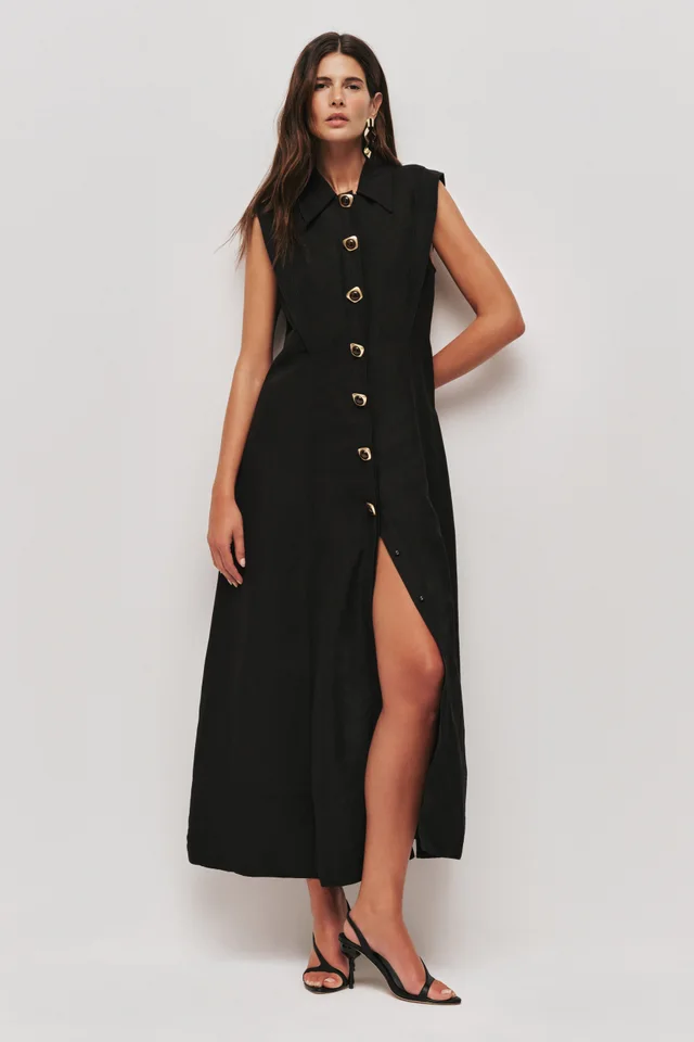 AJE Sacha Midi Dress in Black from Aje, photo 1 of 1