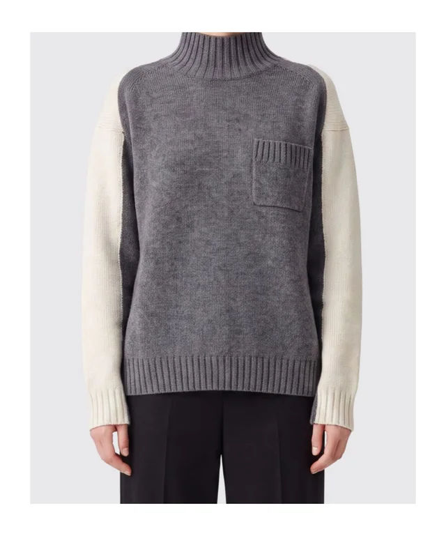 Semicouture Winnie Patch Pocket Knitted Jumper, photo 4 of 4 from SENSER