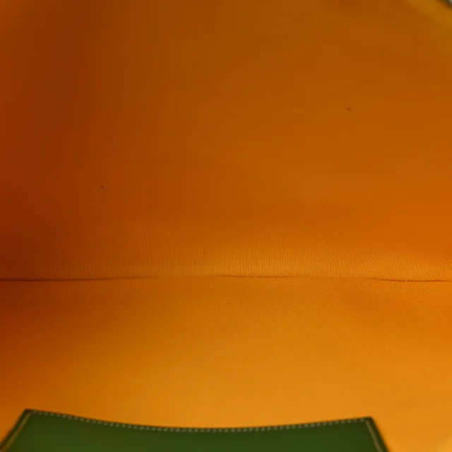 Goyard Goyardine Senat Pochette MM Green in Green Coated canvas from FASHIONPHILE, photo 5 of 8