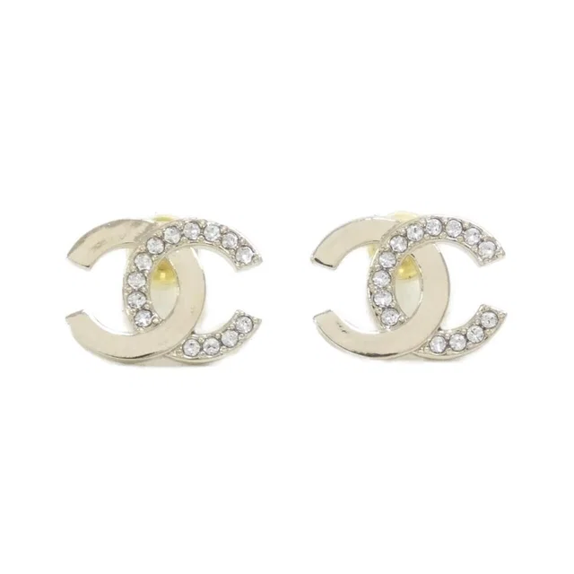Chanel Earrings Gold in Gold from The Reluxe