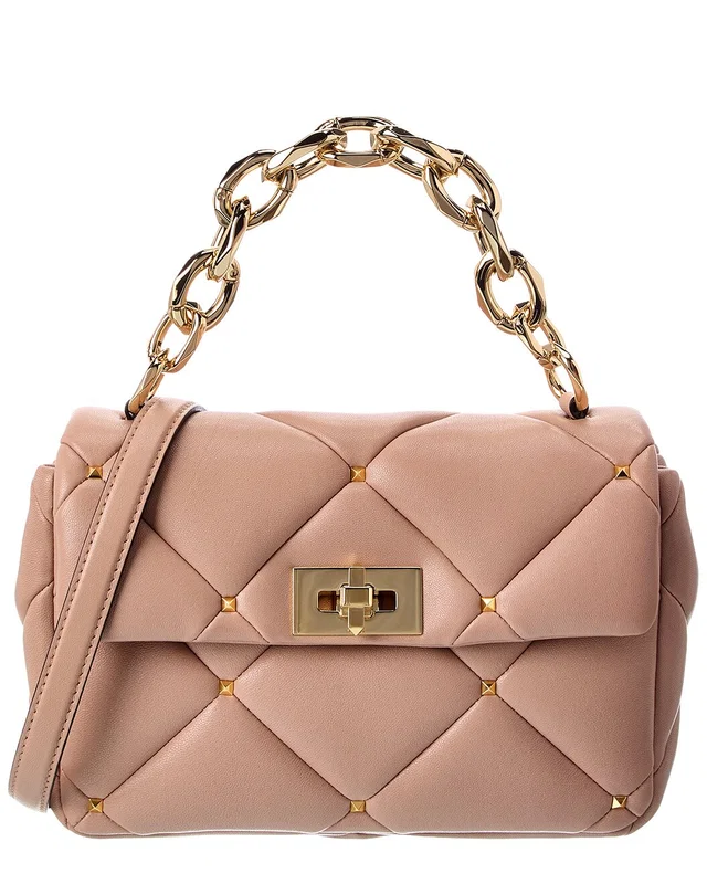 Valentino Rockstud Spike Leather Shoulder Bag, image 1 of 1 from Rue La La