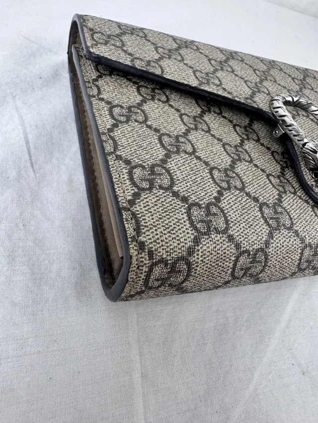 Gucci Dionysus Wallet On Chain Bag (WOC) in Metal, supreme coated canvas from Reowned, photo 2 of 8