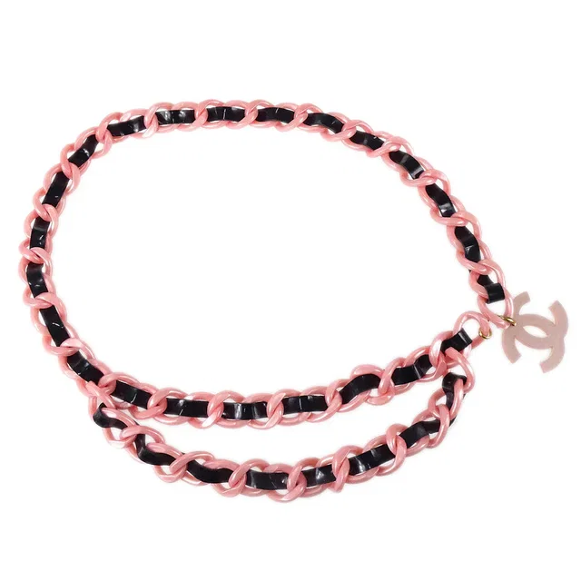Chanel 1994 Spring Acrylic Chain Belt in Resin from AMORE Vintage Tokyo