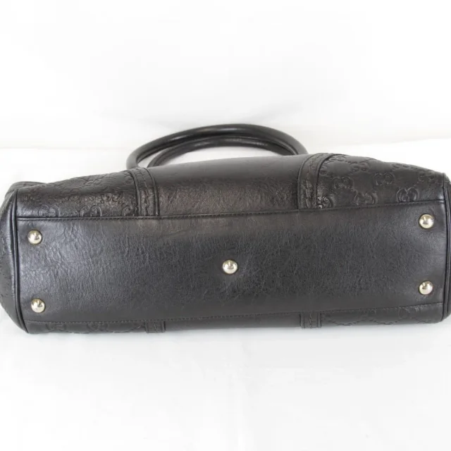 Gucci Guccissima Leather Tote Bag in Black Leather from LuxUness, photo 7 of 9