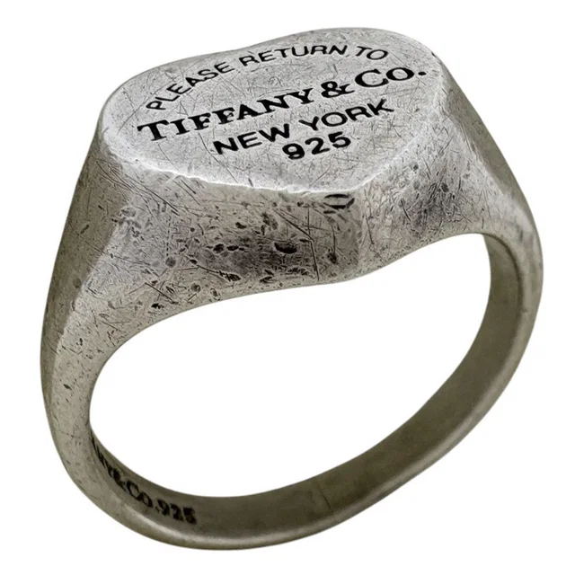 Return to Tiffany Heart Ring 925 Sterling Silver in Silver from The Reluxe
