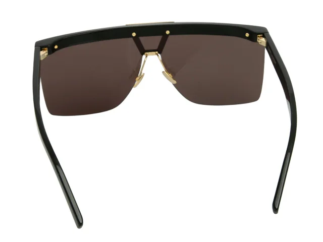 Saint Laurent Palace Shield Sunglasses in Black from Ann's Fabulous Finds, photo 4 of 6