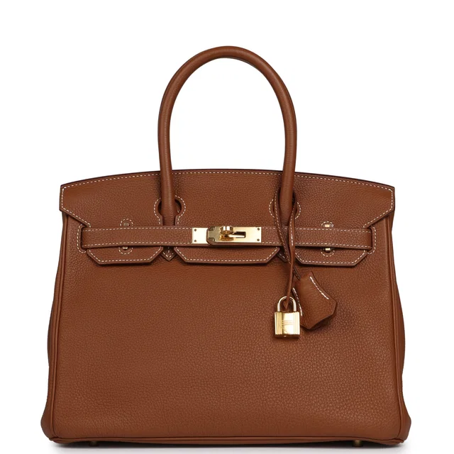 Hermès Birkin 30 Gold Togo Gold Hardware in Gold Togo leather from Madison Avenue Couture