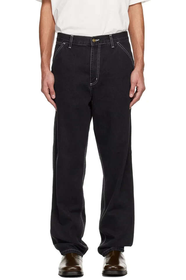 Carhartt Work In Progress Black Simple Pant Jeans, image 1 of 1 from SSENSE