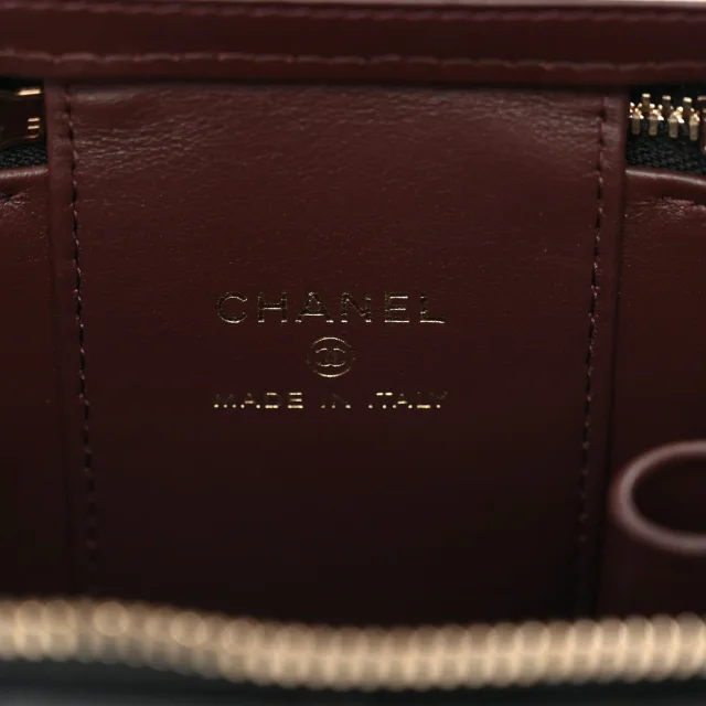 Chanel Caviar Quilted CC Mini Vanity Case in Black Caviar leather from FASHIONPHILE, photo 6 of 10