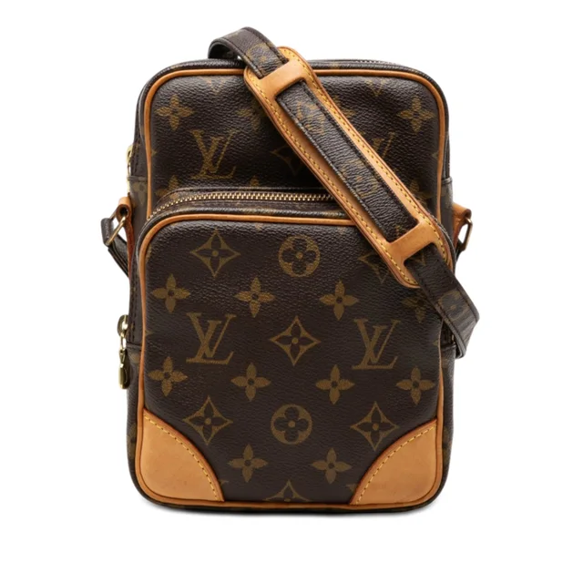 Brown Louis Vuitton Monogram Amazone Crossbody Bag in Brown Coated canvas from Designer Revival, photo 1 of 1