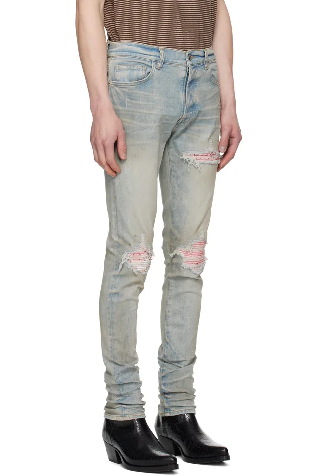 AMIRI Blue MX1 International Jeans, photo 2 of 4 from SSENSE
