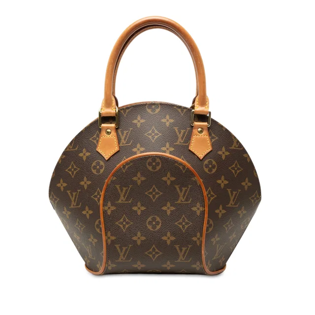 Brown Louis Vuitton Monogram Ellipse PM Handbag in Brown Coated canvas from Designer Revival