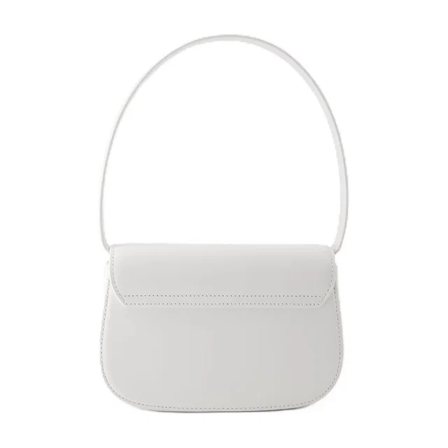 Diesel Cowhide Leather Shoulder Bag — White in White Leather from HEWI