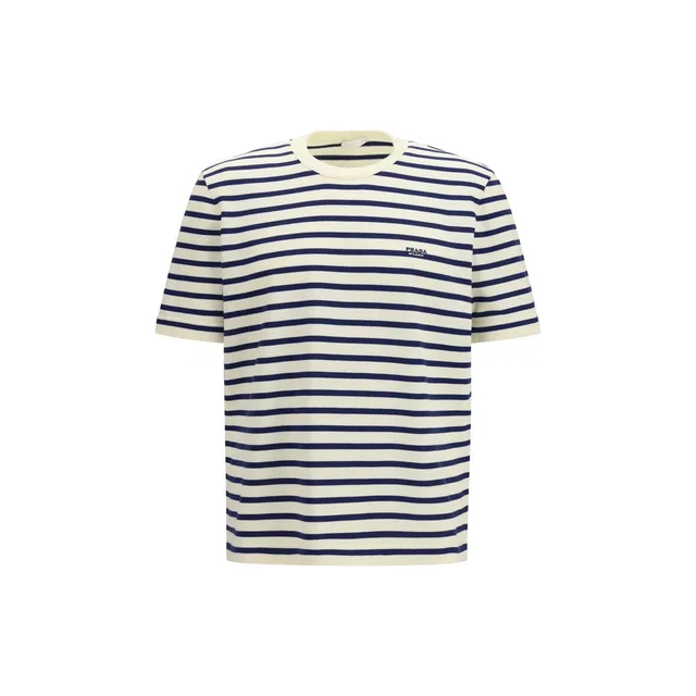Prada Blue Cotton Sweatshirt in Blue from HEWI