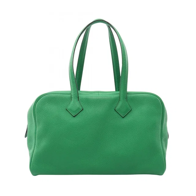 Hermès Handbag Victoria 2 35 Bamboo in Clemence leather from The Reluxe