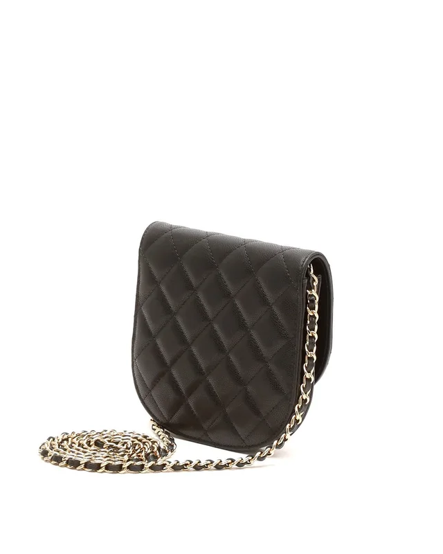 Chanel CC Quilted Star Crossbody Bag in Caviar leather from A Retro Tale, photo 3 of 12
