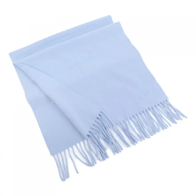Hermès Scarf Scarves Blue in Blue Cashmere from The Reluxe