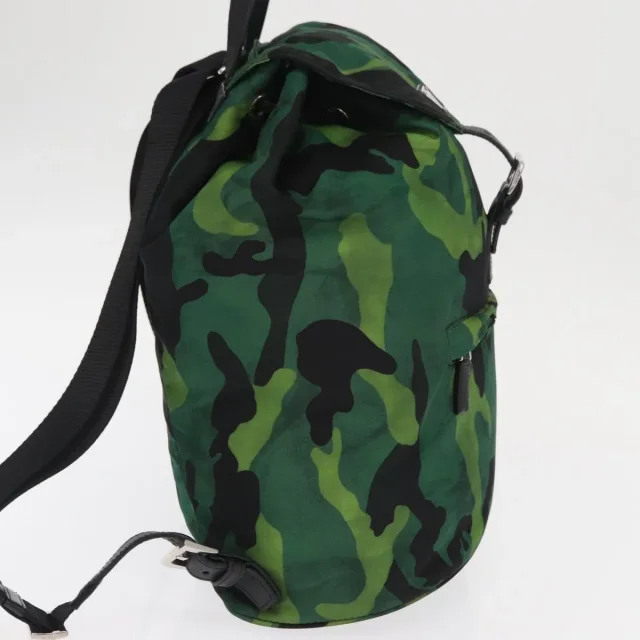 Prada Camouflage Tessuto Green Nylon Bag in Green Nylon from HEWI, photo 4 of 24