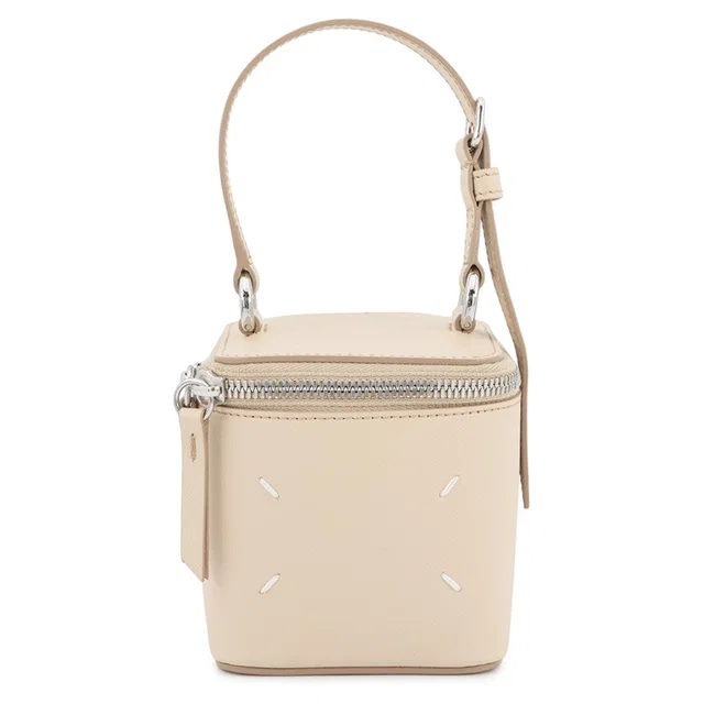 Maison Margiela 4-Stitch Cube Bag BeigeSA2VL0012P6799T2019 Leather Size Mini in Leather from GALLERY RARE