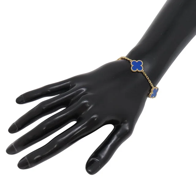 Van Cleef & Arpels Vintage Alhambra Bracelet 5 motifsVCARP34900 18K Yellow Gold in Yellow from GALLERY RARE, photo 2 of 2