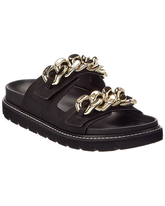 Tory Burch Adrien Two Band Leather Slide Sandal, image 1 of 1 from Rue La La