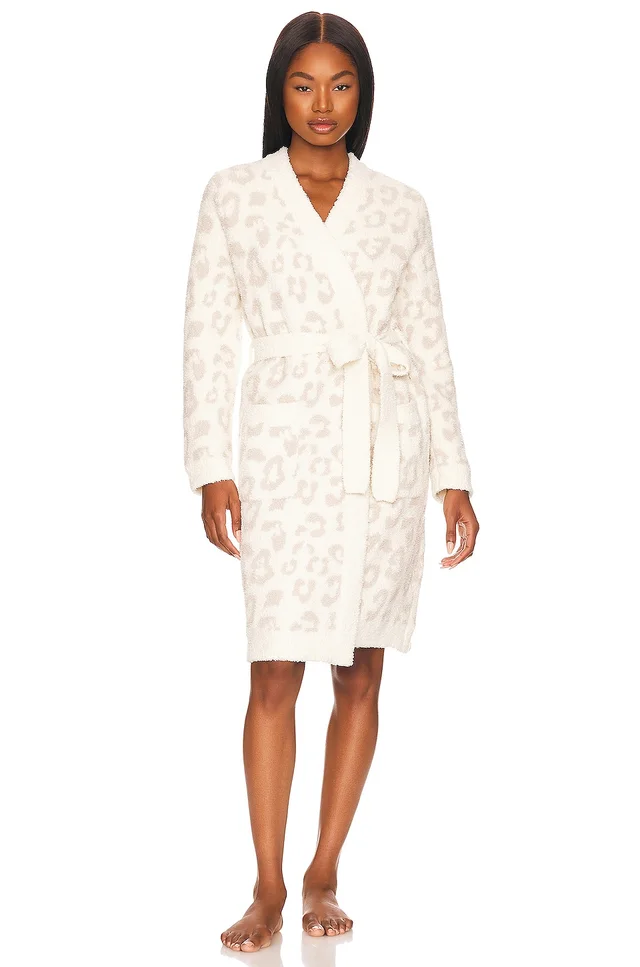 Barefoot Dreams Barefoot in the Wild Robe in Cream & Stone, photo 2 of 4 from REVOLVE (Canada)
