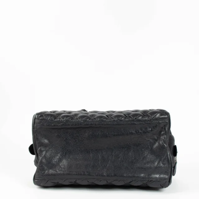 Balenciaga Blue Leather Quilted Plombe Shoulder Bag in Blue Leather from Labellov, photo 4 of 7