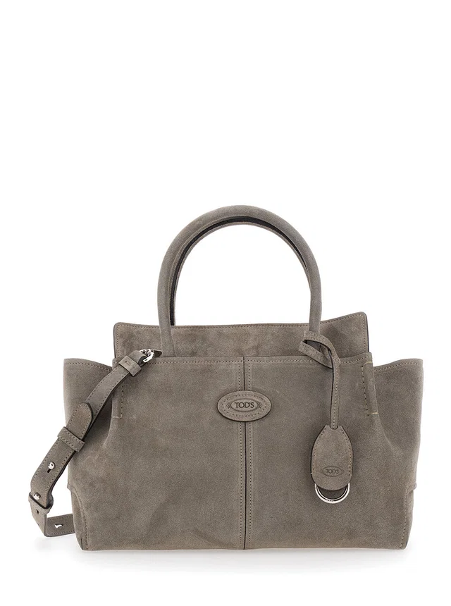 Tod's Top Handle Bag — Gray Calfskin in Grey Calfskin from HEWI