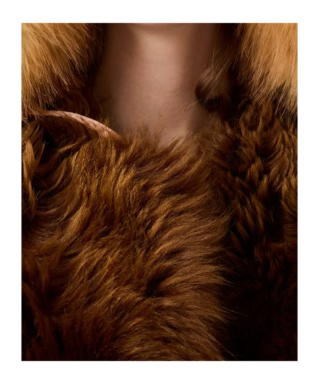 Miu Miu Reversible technical fabric and shearling down jacket, photo 6 of 6 from SENSER