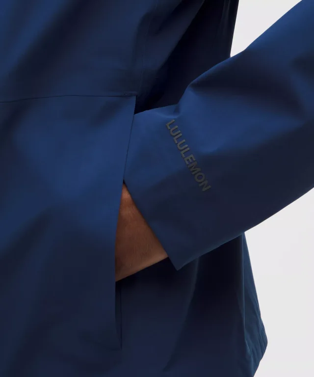 lululemon Stretch Glyde Waterproof Jacket in Clubhouse Blue, photo 5 of 10 from lululemon