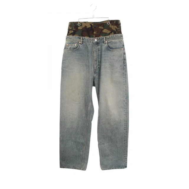 Balenciaga Pants Camouflage Ju I Don't Like It Cotton I in Denim from The Reluxe