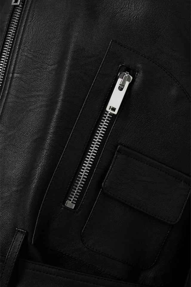 Stella McCartney Biker Jacket in Black, photo 4 of 4 from THE OUTNET