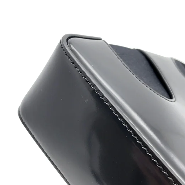 Ferragamo Cutout Handbag Black213487 Patent Leather Canvas in Patent leather from GALLERY RARE, photo 9 of 14